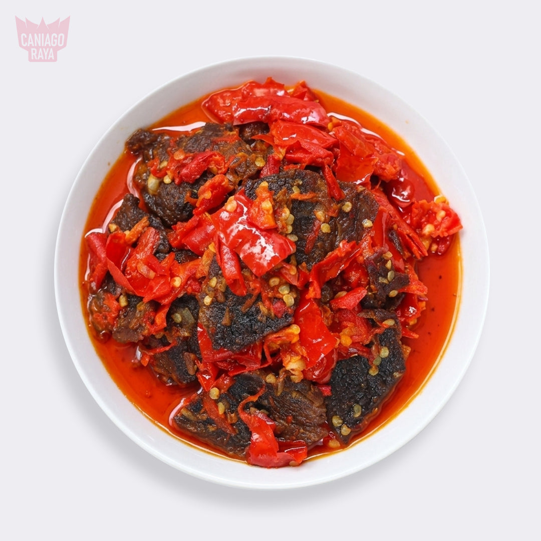 Dendeng Batokok Cabe Merah